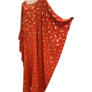 Rød Kjole med Butterfly